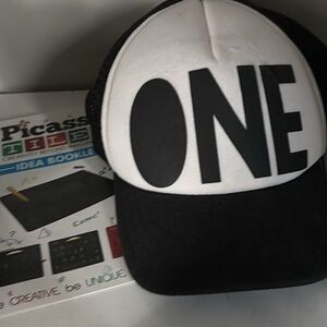 Black and White ONE Cap